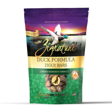 Zignature® Ziggy Bars Limited Ingredient Duck Formula Dog Treats - 12 Oz