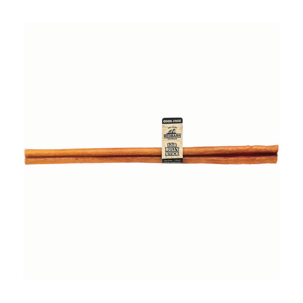 Redbarn® Odor-Free Bully Stick Chewy Dog Treat - 12 Inch
