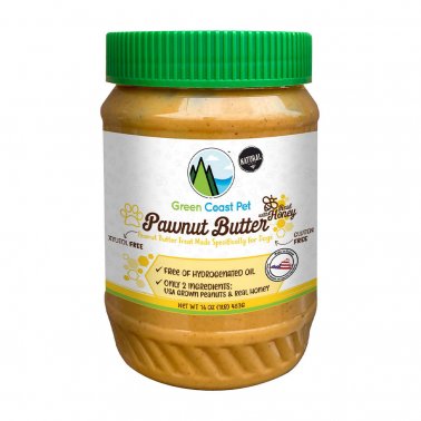 Green Coast Pet Pawnut Butter with Honey Dog Treat