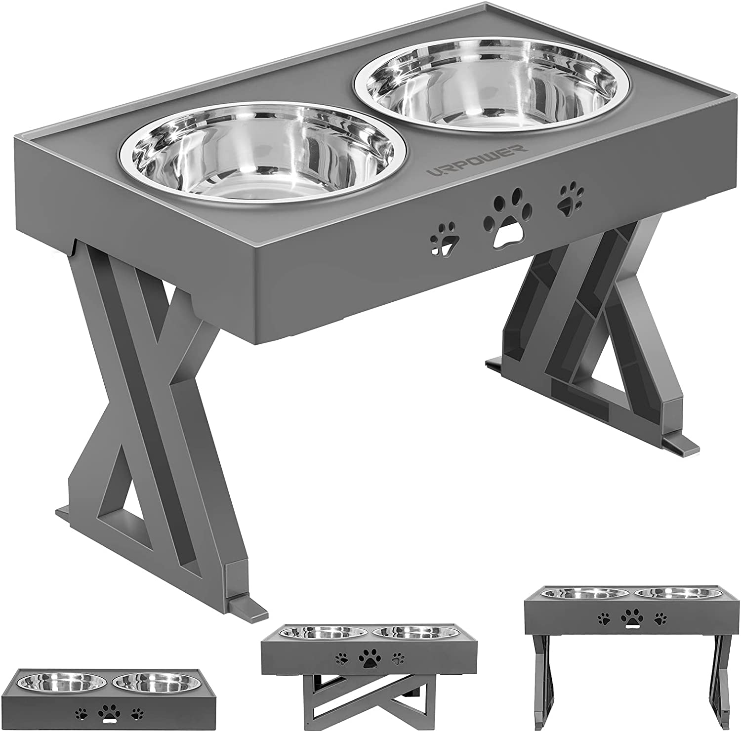 URPOWER Elevated Dog Bowls