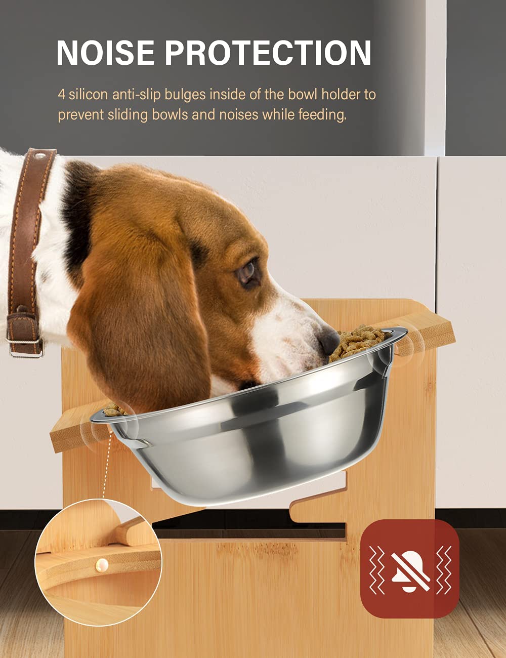 VANTIC Elevated Dog Bowls - Small