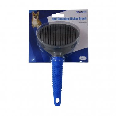 Petcrest® Self-Cleaning Slicker Brush - Large