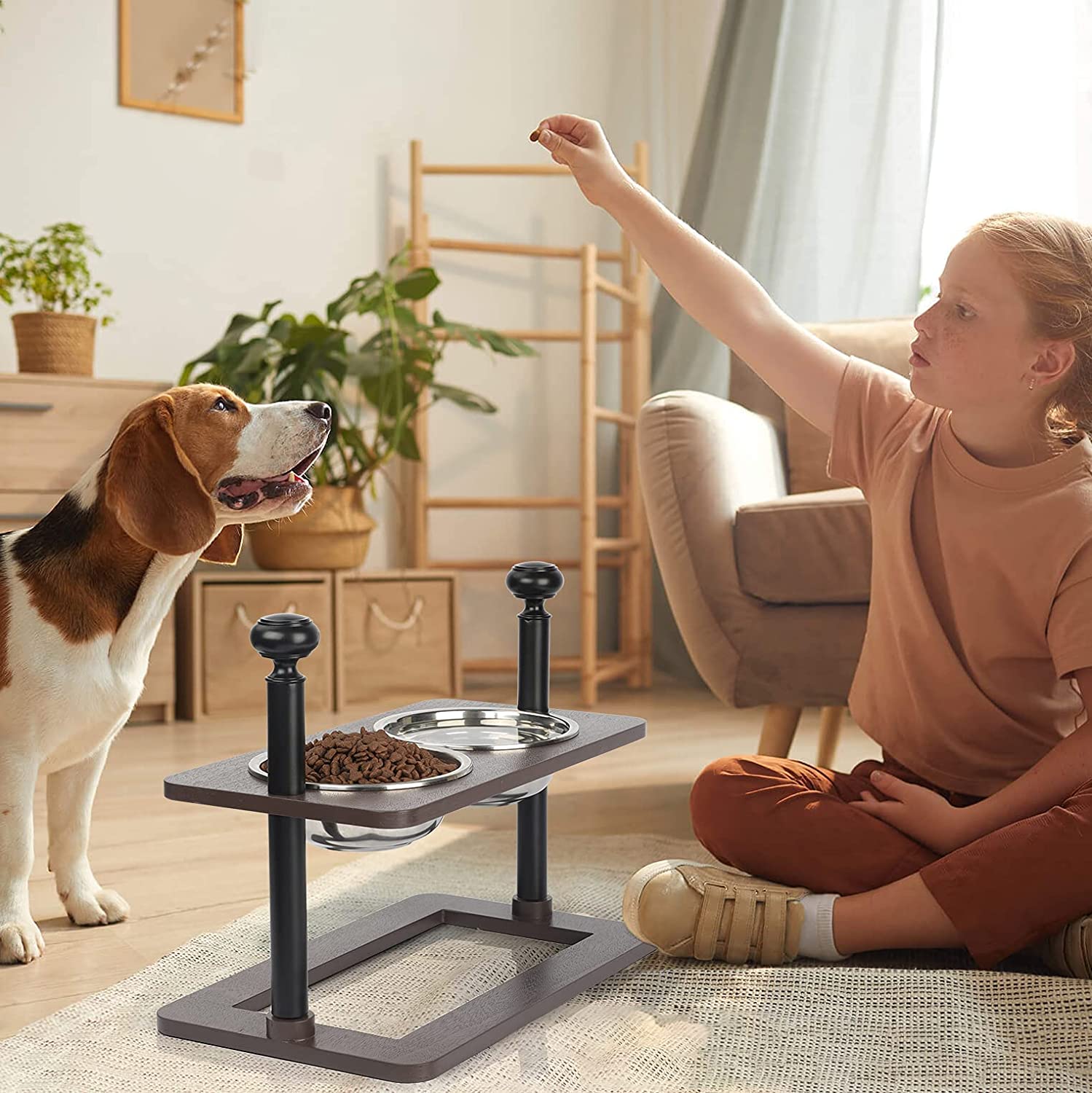 KEEBOFLY Elevated Dog Bowls
