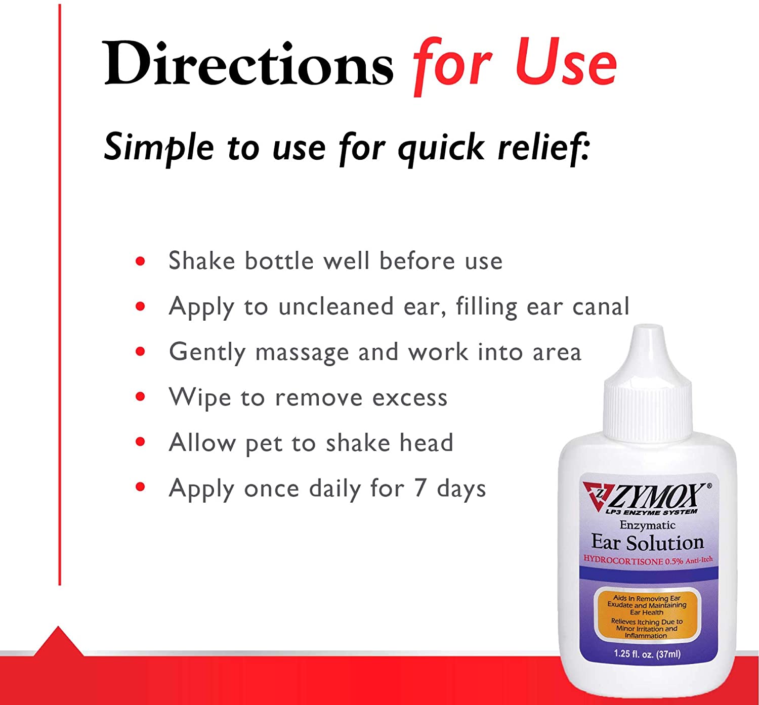 ZYMOX Enzymatic Ear Solution - 1.25oz