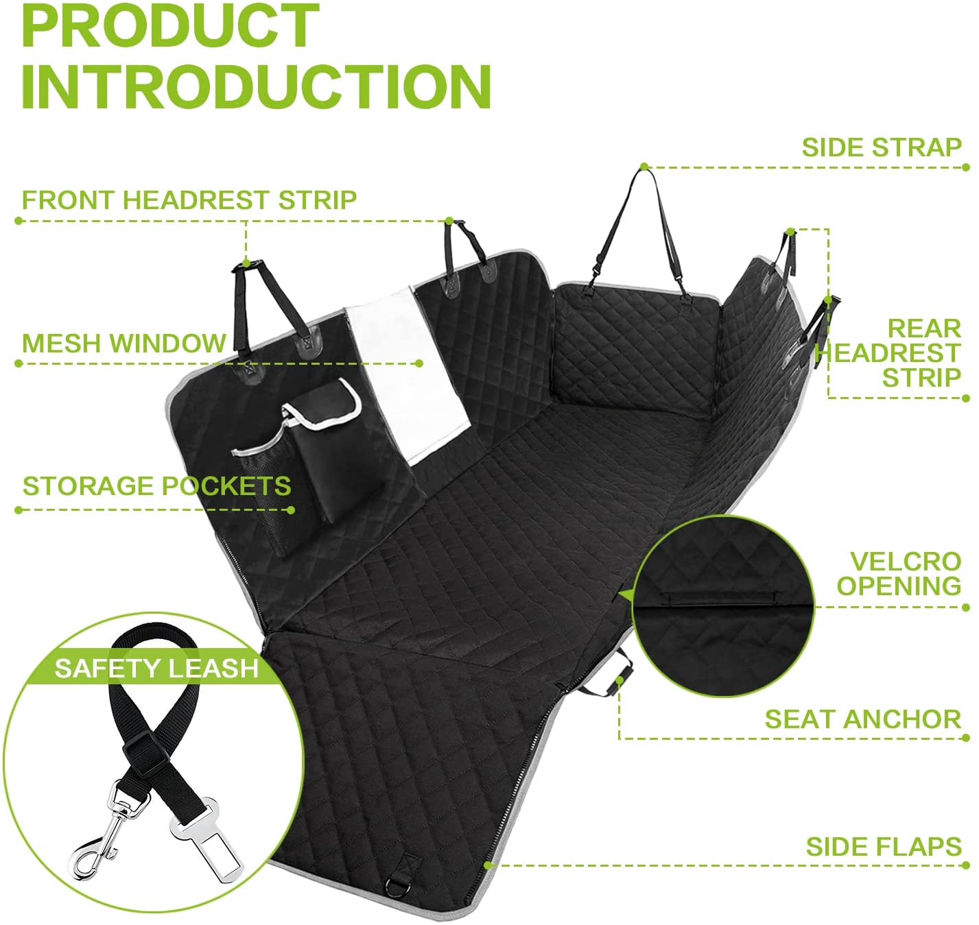PECUTE Pet Car Hammock