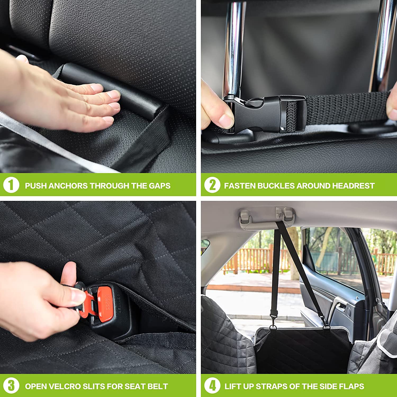 PECUTE Pet Car Hammock