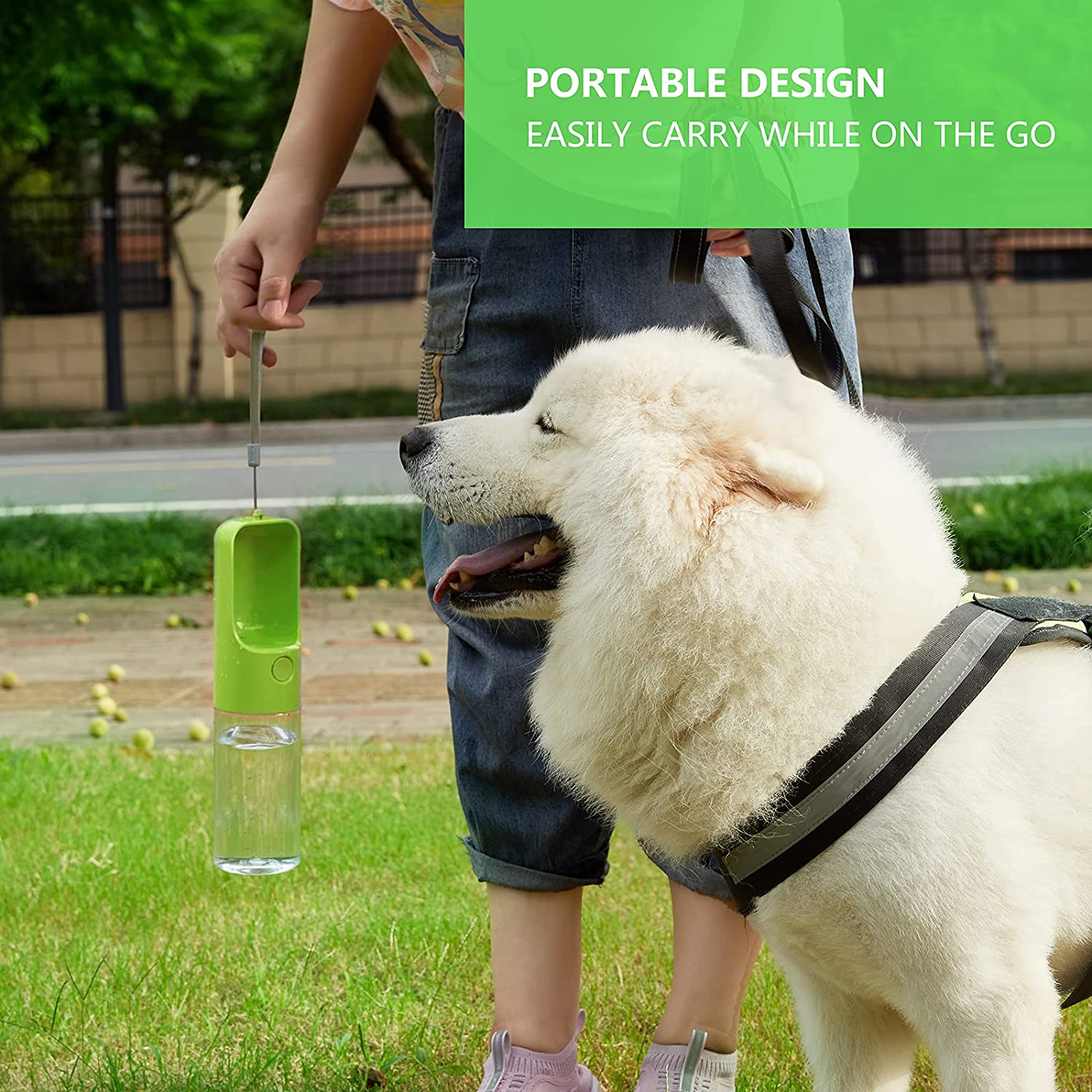 TRESPERROS Portable Pet Water Bottle - 15oz