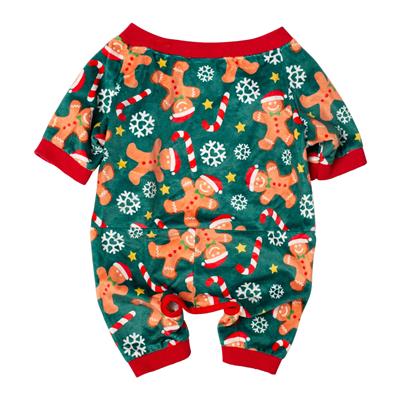 Gingerbread Man And Candy Cane Onesie - Holiday Pajamas