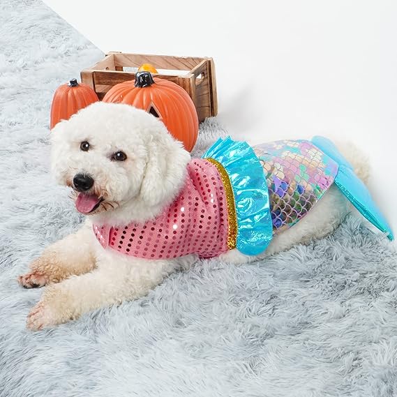 Mermaid Halloween Dog Costume