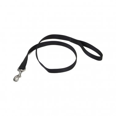 Coastal Nylon Single-Ply Dog Leash, Black - 5/8 In x 4 Ft