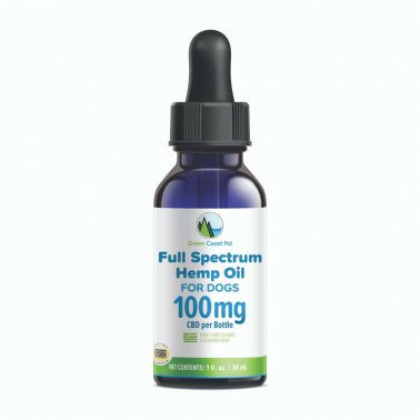 Green Coast Pet Full Spectrum CBD Oil For Dogs 100 mg x 1 Oz