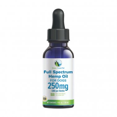 Green Coast Pet Full Spectrum CBD Oil For Dogs 250 mg x 1 Oz
