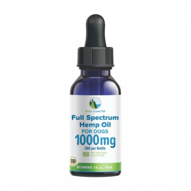Green Coast Pet Full Spectrum CBD Oil For Dogs 1000 mg x 1 Oz