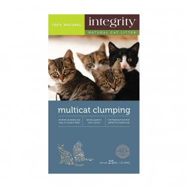Integrity® Multicat Clumping Cat Litter - 25 Lbs