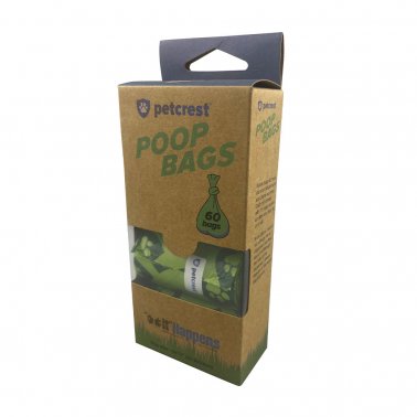 PETCREST Poop Bag Eco RFL - 60 Ct