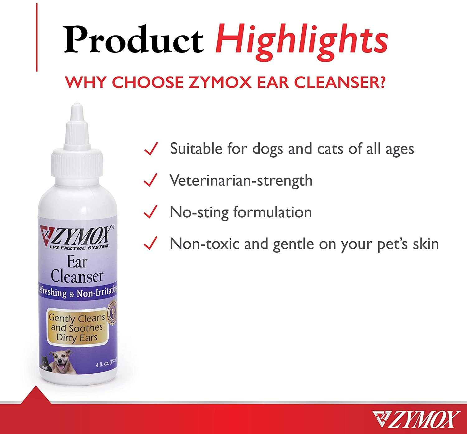 ZYMOX Enzymatic Ear Cleanser - 4oz
