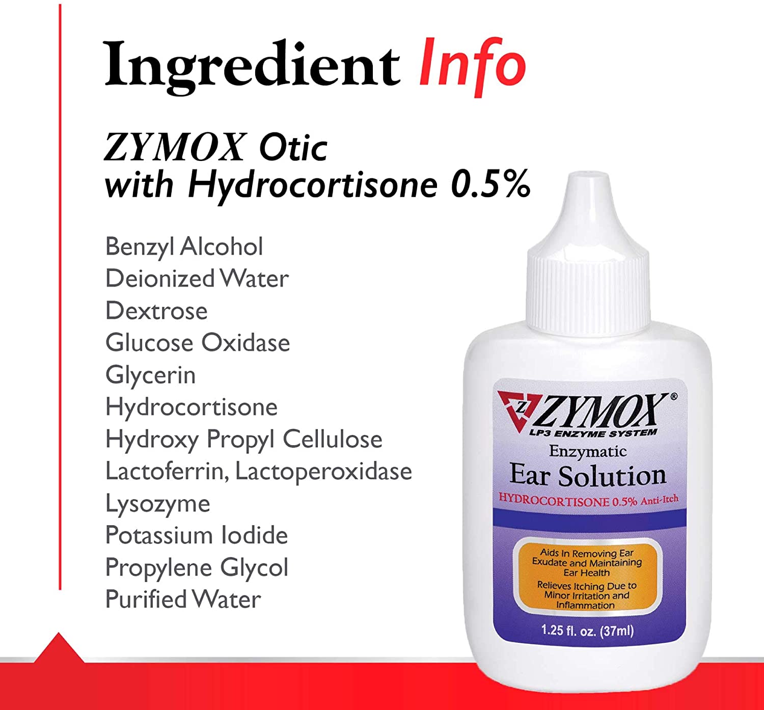 ZYMOX Enzymatic Ear Solution - 1.25oz