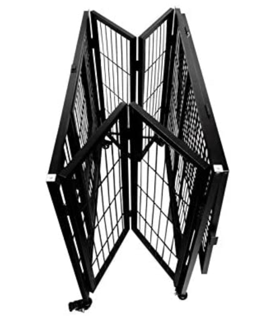 Folding 43 inch Black – Double door
